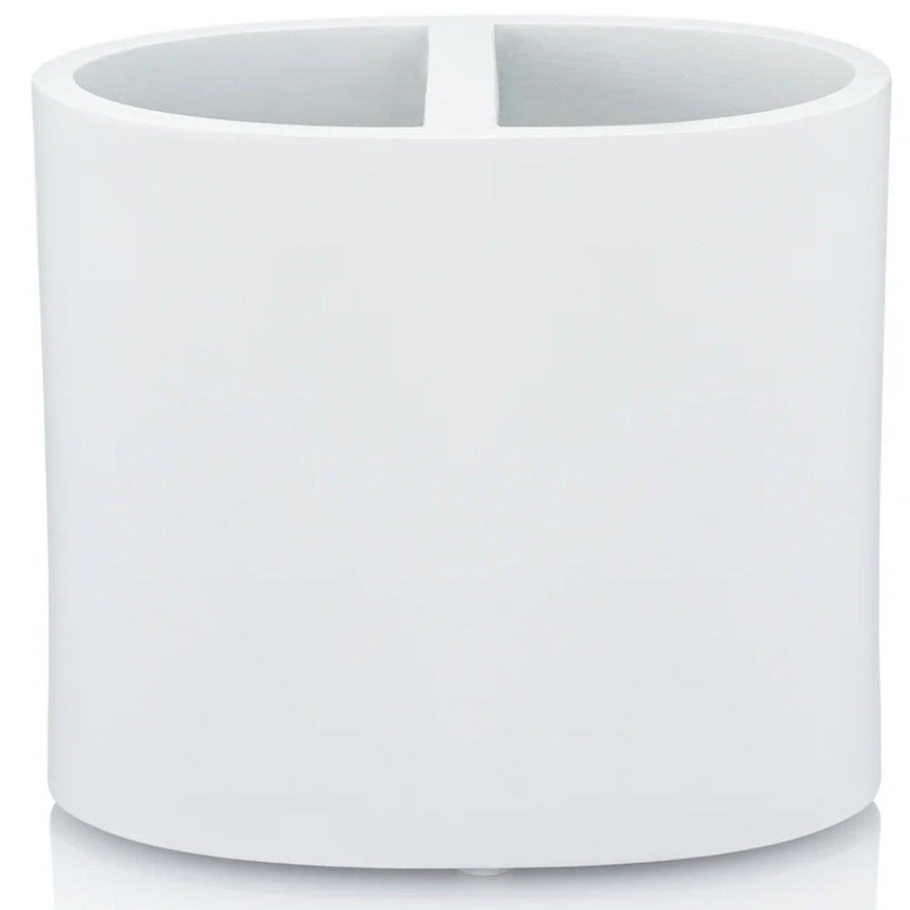 Essentra Hone Matte White Toothbrush Holder